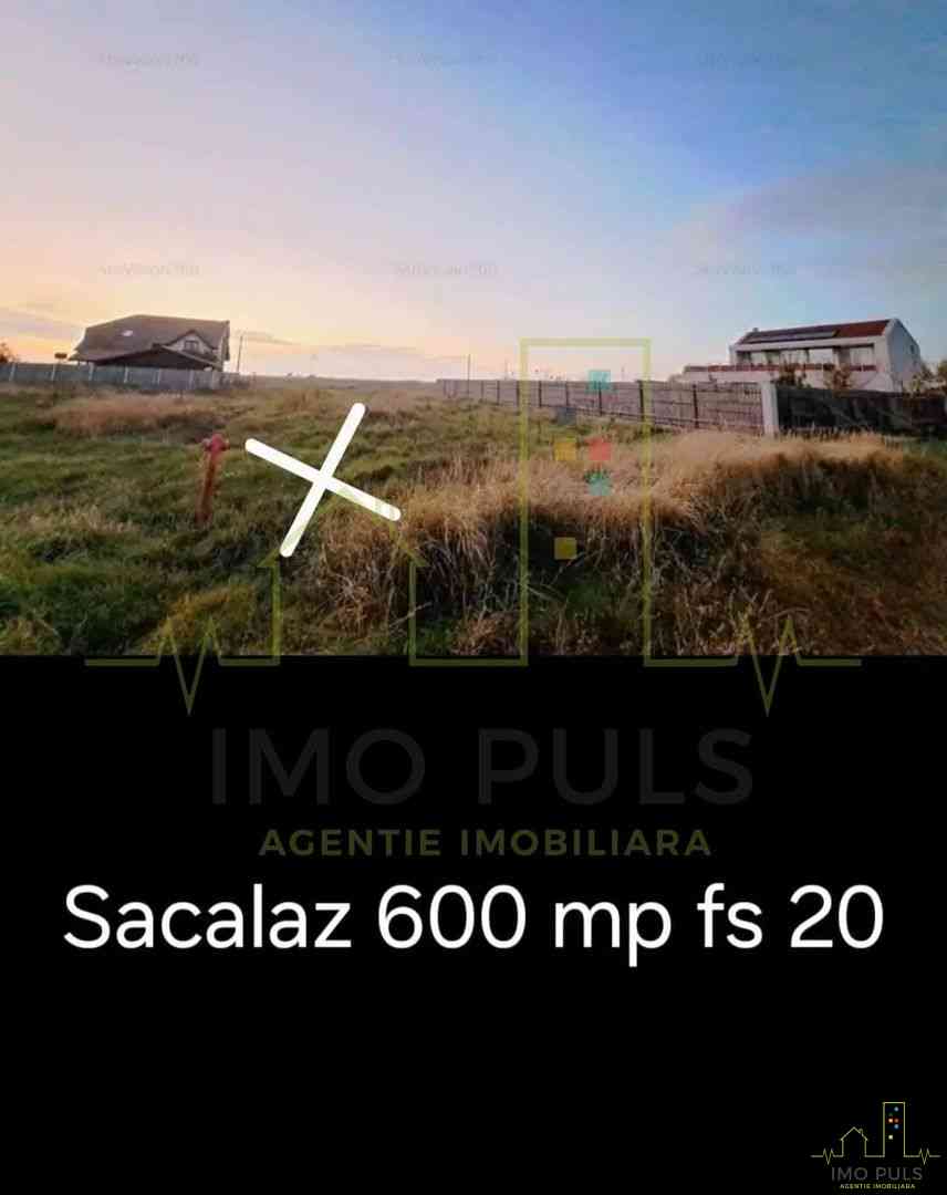 Teren de vanzare in Sacalaz. Zon...